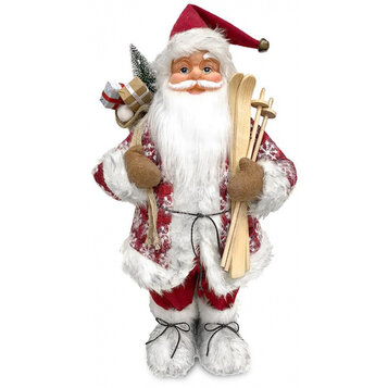 Santa stojaci, červený, 122 cm