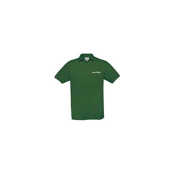 Tričko zelené s golierom - 3XL