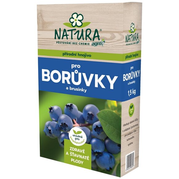 Hnojivo NATURA org. na čučoriedky a brusnice 1,5 kg