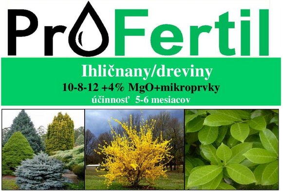 ProFertil DREVINY 10-8-12, 4MgO, 5-6 mesačné hnojivo (20kg)