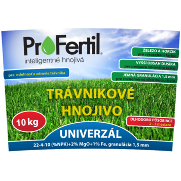 ProFertil Univerzal 22-4-10+2MgO+1%Fe, 1,5 mm hnojivo (10kg)