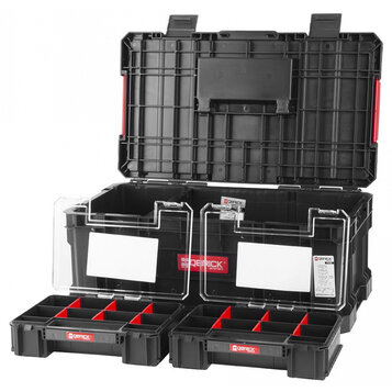 QBRICK® SYSTEM TWO TOOLBOX Plus + 2 x SYSTEM TWO ORGANIZER MULTI