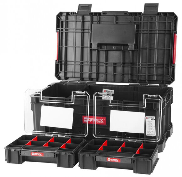 QBRICK® SYSTEM TWO TOOLBOX Plus + 2 x SYSTEM TWO ORGANIZER MULTI