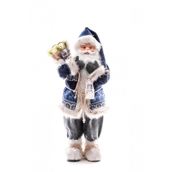 Santa s batohom a lampášom, 46 cm