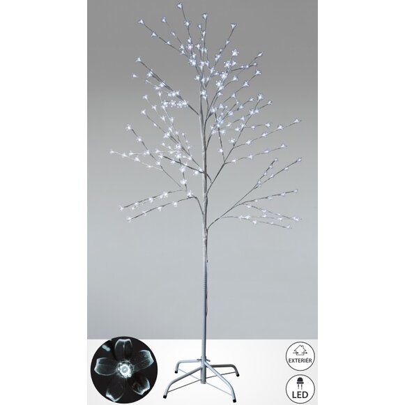 Strom Cherry Tree,192 LED studená biela, exteriér