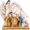 Svätá rodinka pod krídlami anjela, polyresin, 21,5 cm