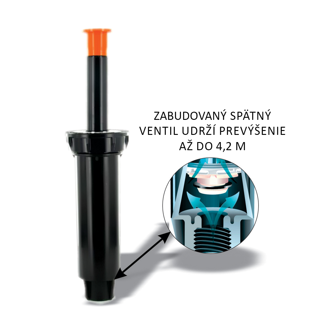 Postrekovač / zavlažovač Rain Bird 1804 – SAM – bez trysky