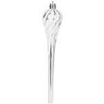 Gule Vianoce, sada, 15 ks, 3,5-6-8 cm, bielo-strieborné