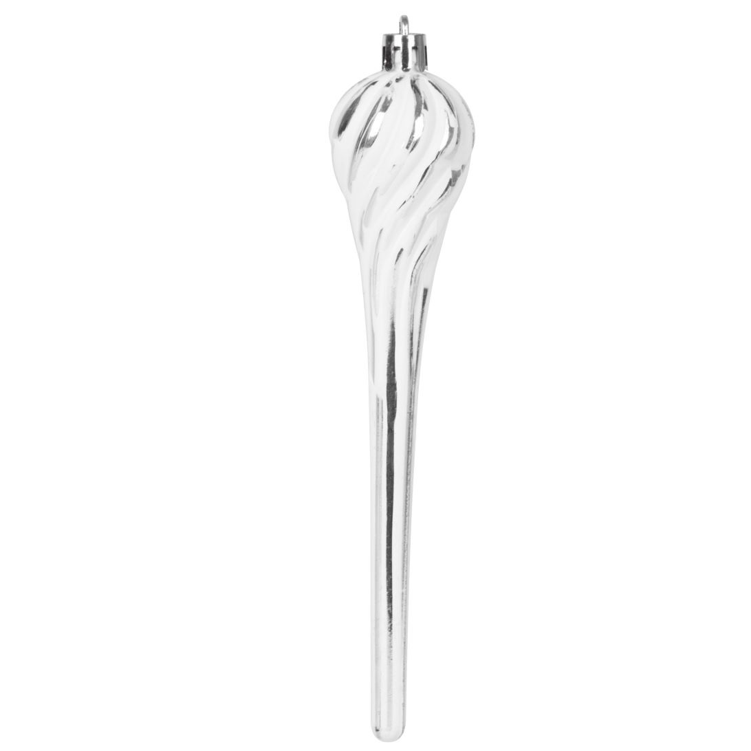 Gule Vianoce, sada, 15 ks, 3,5-6-8 cm, bielo-strieborné