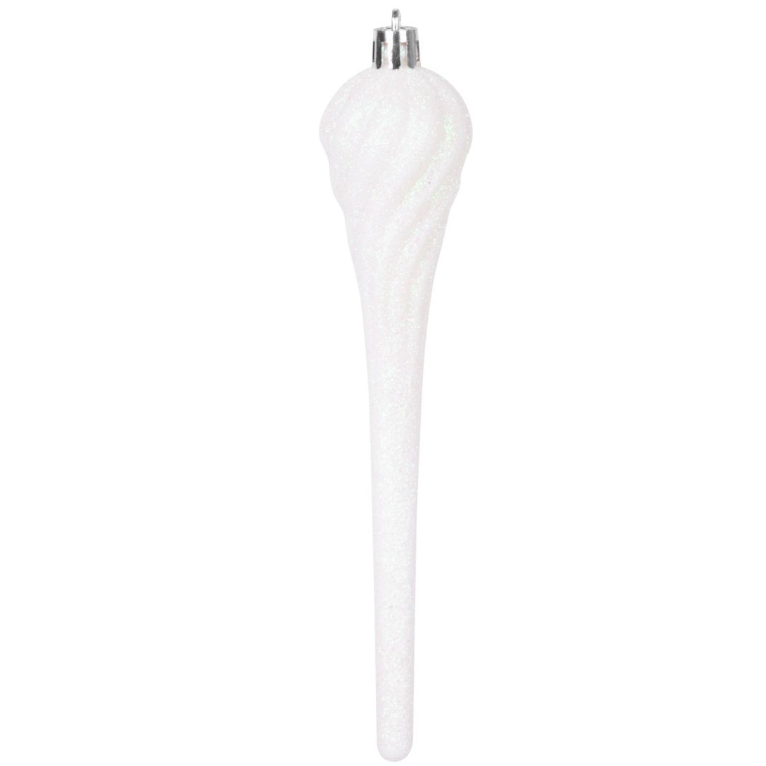 Gule Vianoce, sada, 15 ks, 3,5-6-8 cm, bielo-strieborné