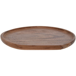 Dekoračný drevený tanier , prírodný – 26 cm