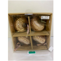 Vianočné sklenené ozdoby – 13 cm, ružová