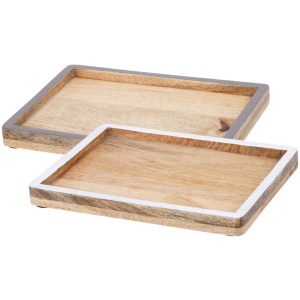 Drevený servírovací tanier , hviezda – 25 cm (Kópia)