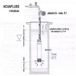 Ponorné automatické čerpadlo/vodáreň ACUAFLUSS 100/70, 230V, 20m kábel