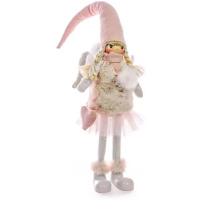 Anjel, ružový, 28 cm