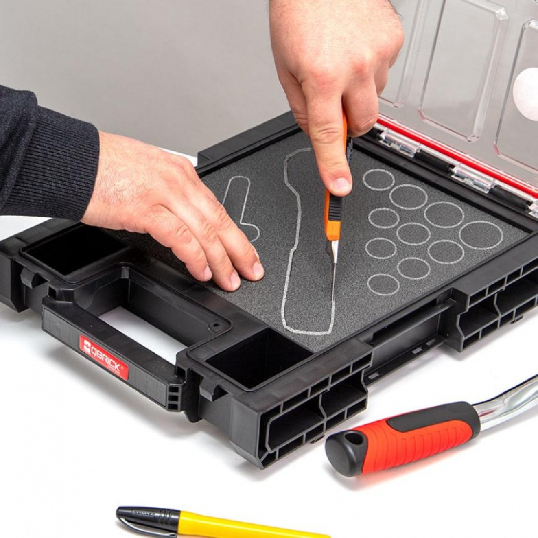 Box QBRICK® SYSTEM ONE Organizer M, penová vložka