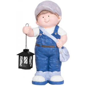 Chlapček s lampášom, keramika