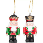 Dekorácia Vianoce, Luskáčik, polyresin, závesný, 8 cm, 1 ks