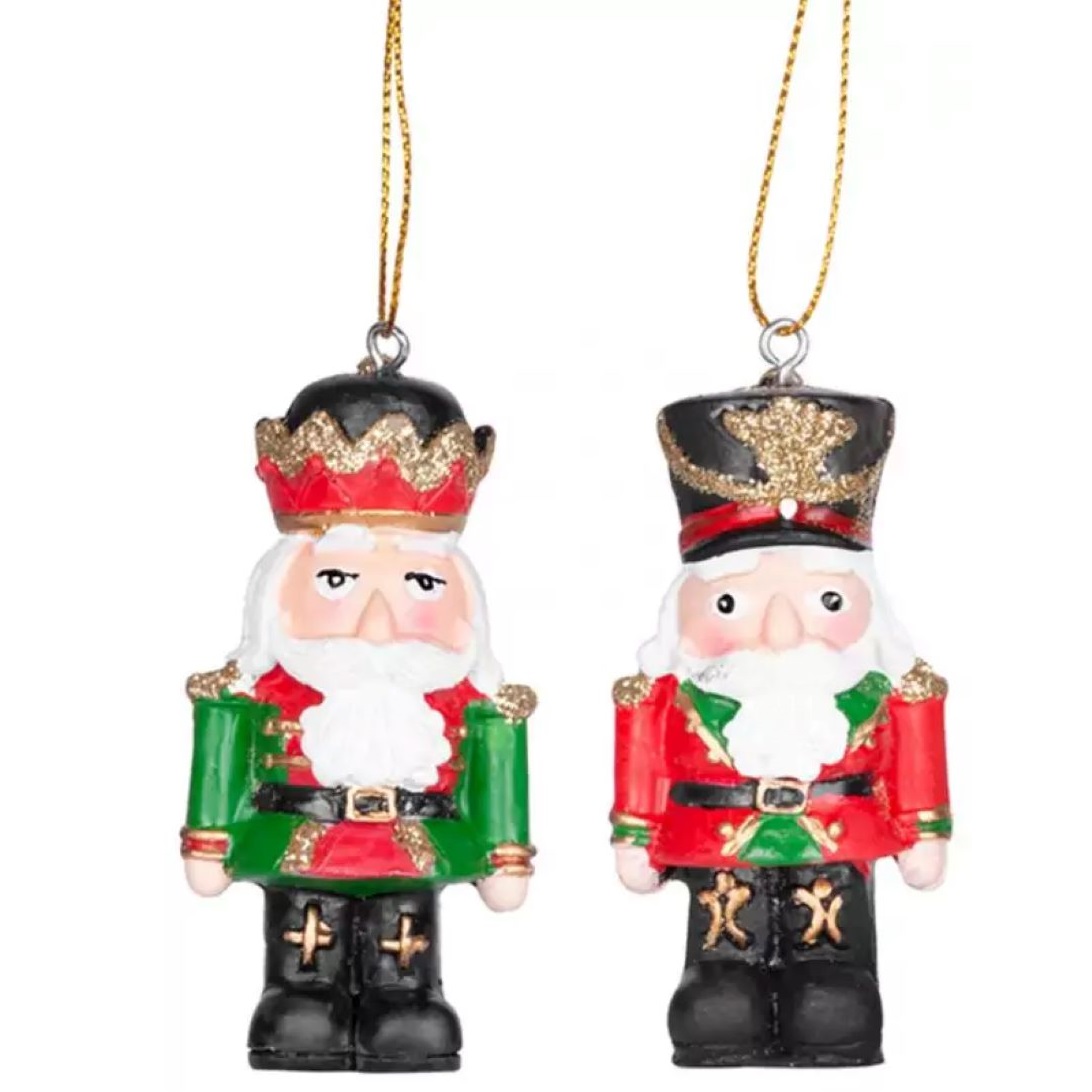 Dekorácia Vianoce, Luskáčik, polyresin, závesný, 8 cm, 1 ks