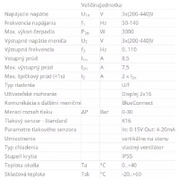 Frekvenčný menič ARCHIMEDE ITTP 3,0 kW/400V -BC (LCD)