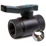 Guľový ventil 1″ FF páka – plast