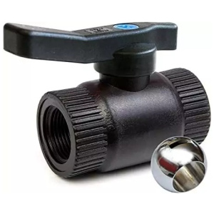 Guľový ventil 1″ FF páka – plast