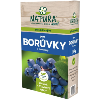 Hnojivo NATURA org. na čučoriedky a brusnice 1,5 kg