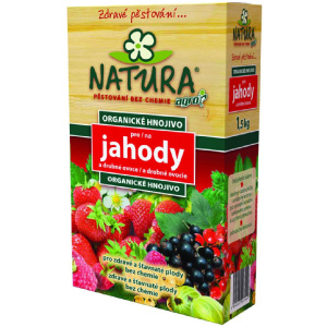 Hnojivo NATURA org. na jahody a drobné ovocie 1,5 kg