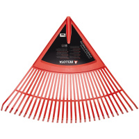 Hrable na lístie – plast, drevená násada, 82 cm
