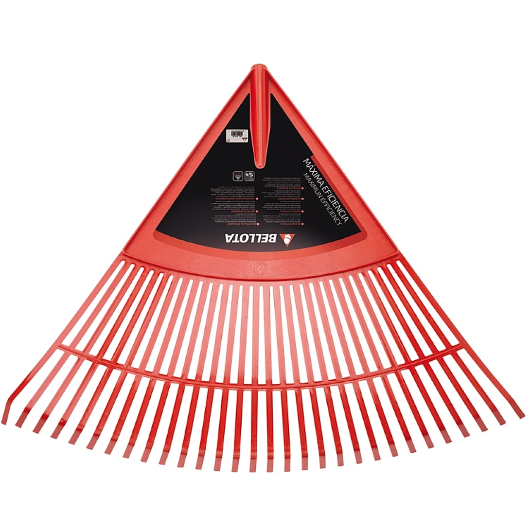 Hrable na lístie – plast, drevená násada, 82 cm