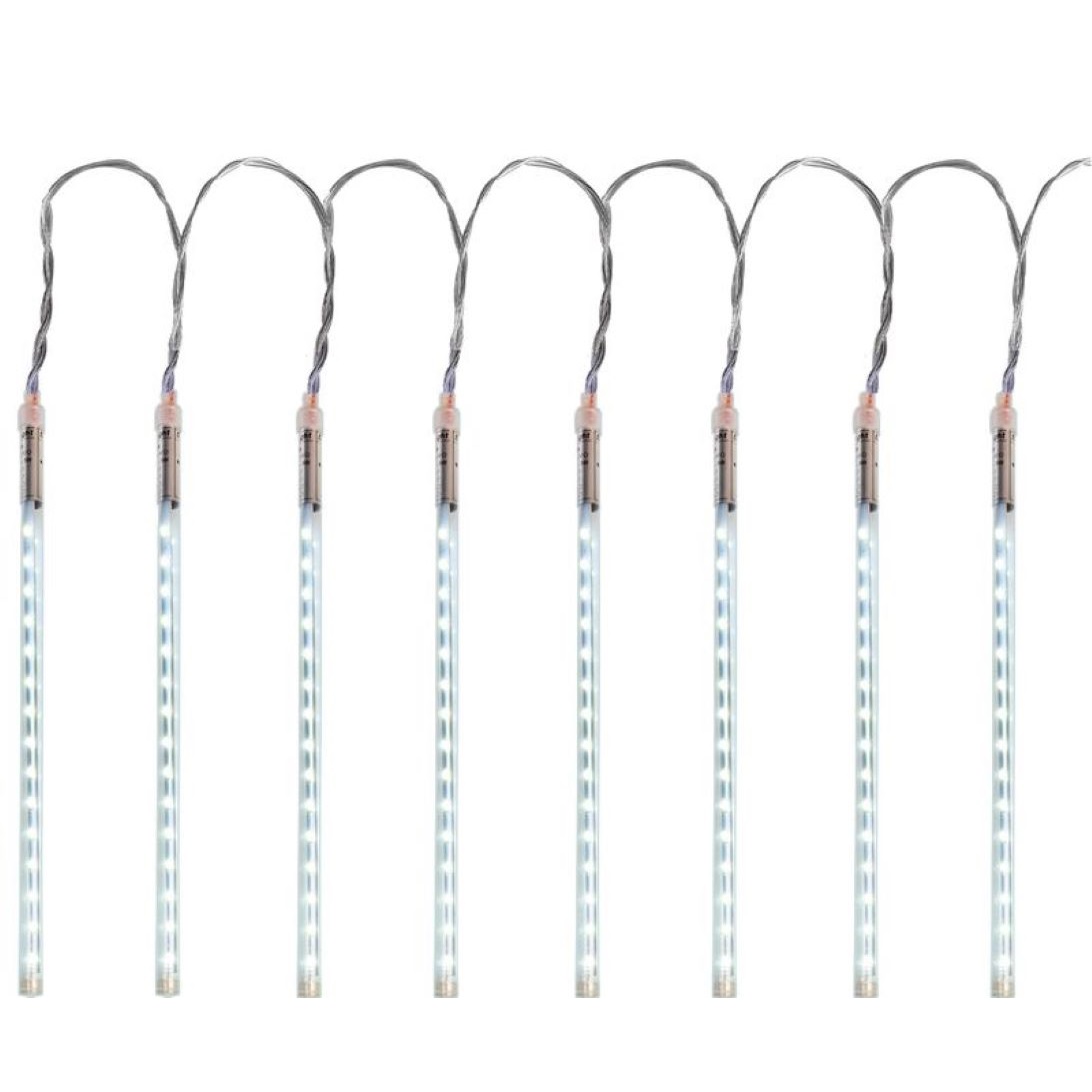 Icicle, 720 LED studená biela, 24 cencúľov, vodopádový efekt, 230 V, exteriér