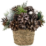 Ikebana prírodná, so zelenými guľami