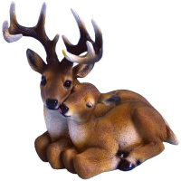 Jeleň a srnka, polyresin, 33x19x27 cm