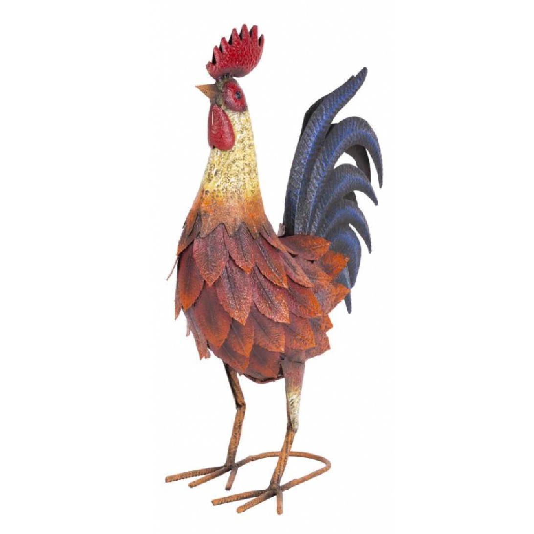Kohút, plech, 37,5x17x51 cm