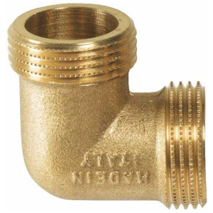 Koleno 90° s 3/4″ VOZ/VOZ mosadz
