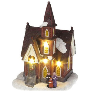 Kostol, 4 LED teplá biela