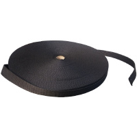 Kotviace pásy PP 20 mm – čierne, kotúč 50 m