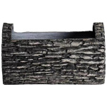Kvetináč Woodeff, 22×35 cm, truhlík, kmeň, efekt dreva