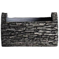 Kvetináč Woodeff, 22×35 cm, truhlík, kmeň, efekt dreva