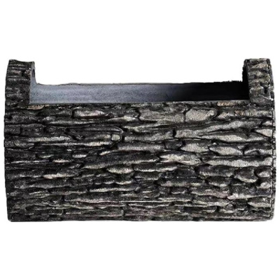Kvetináč Woodeff, 22×35 cm, truhlík, kmeň, efekt dreva