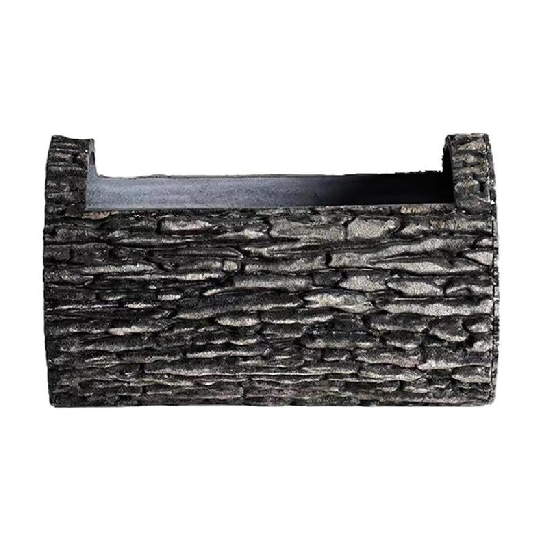 Kvetináč Woodeff, 22×35 cm, truhlík, kmeň, efekt dreva