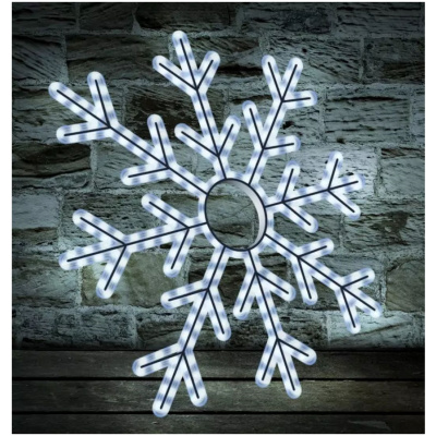 LED Easy fix vločka, 85 cm