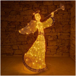 LED Svetelný anjel 190 cm, teplá biela, 200 LED
