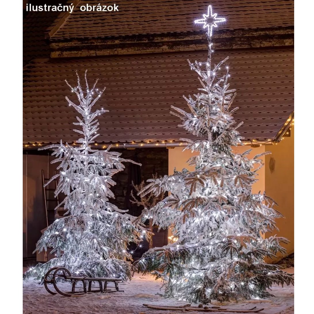 LED svetelná reťaz 40 m, studená biela