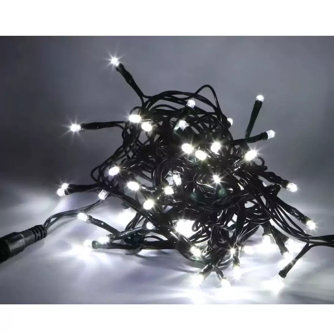 LED svetelná reťaz – 4 m, studená biela