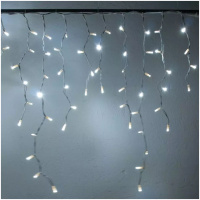 LED svetelné cencúle FLASH – 3x1m, studená biela