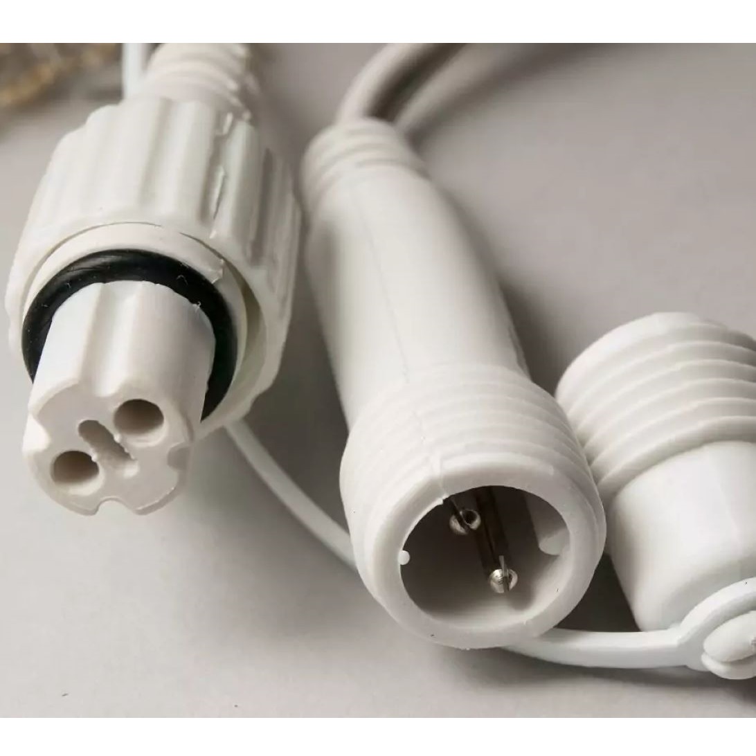 LED svetelné cencúle – 3x1m, studená biela