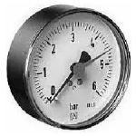 Manometer 0 -10 bar zadný