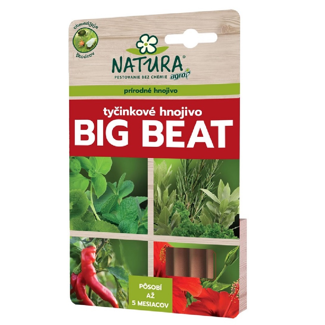NATURA tyčinkové hnojivo BIG BEAT /12ks/