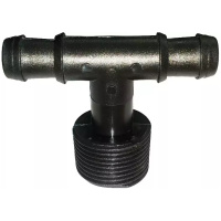 Nástrčný T-kus s 3/4″ VOZ na kvapkovacie potrubie